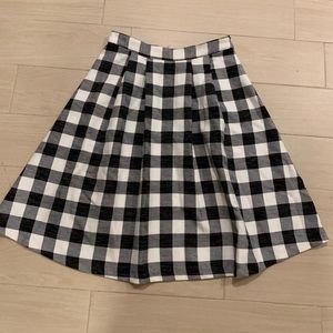 Picnic Midi Flared Skirt